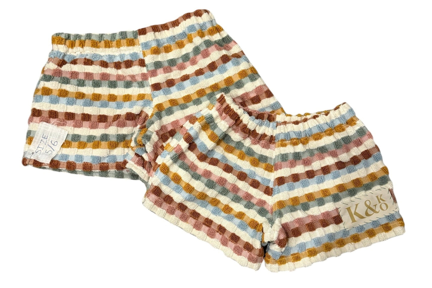 Colourful popcorn shorts